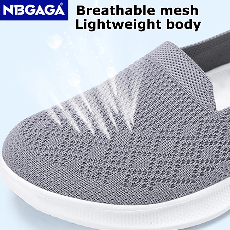 Women Comfortable Shoes Summer Flat Shoes Breathable Mesh Outdoor Walking Shoes Slip On Female Casual Sneaker Lightweight 250603