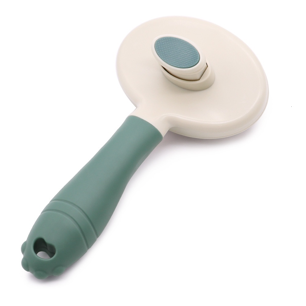 Cat Brush For Shedding, Cleaner For Indoor Cats, Self-Cleaning Slicker Brush For Dogs,Pet Brush Gently Removes Loose Fur Undercoat For Small Pet Rabbi