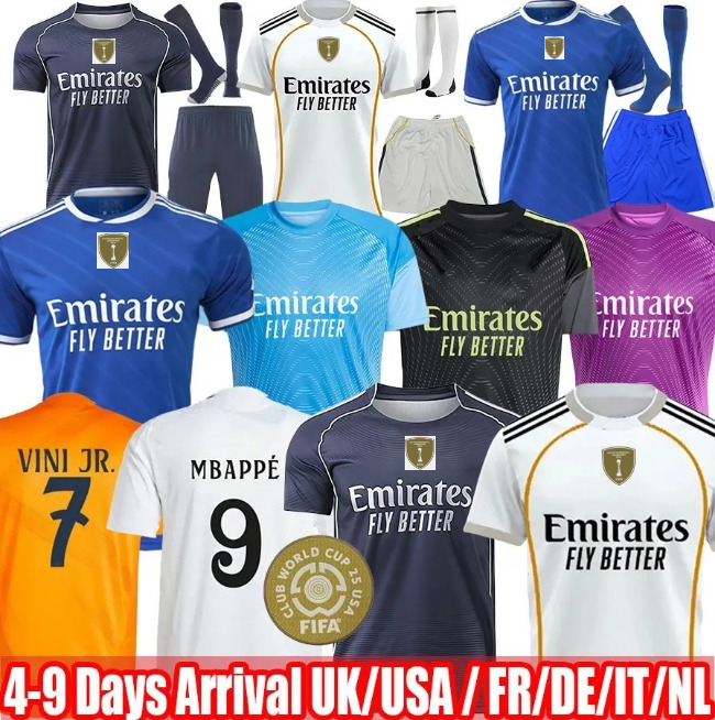 2024 2025 2026 soccer jerseys 25 26 Real 4Th MadriDS football shirt CAMAVINGA Mbappe MODRIC VALVERDE Fourth camiseta men kids uniforms VINI JR BELLINGHAM ARDA GULER 9