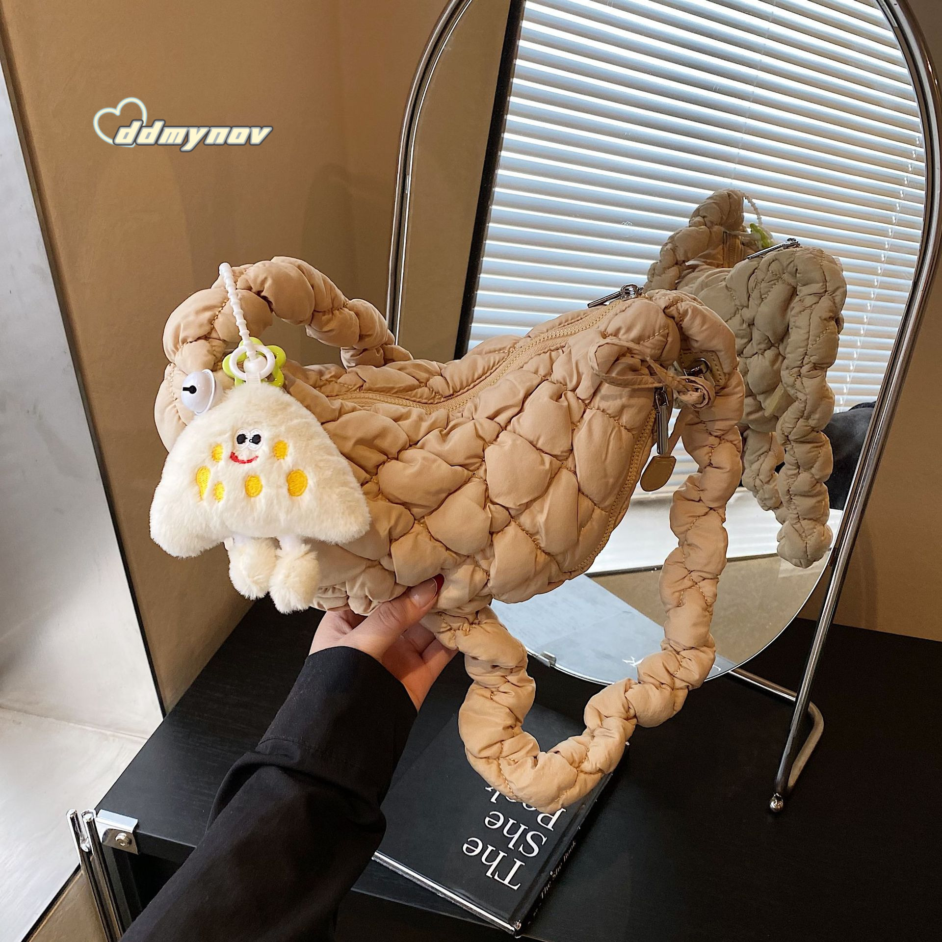 Autumn Winter Versatile High-End Niche Crossbody for Women 2025 New Gradient Color Pleated Cloud Bag ddmynov