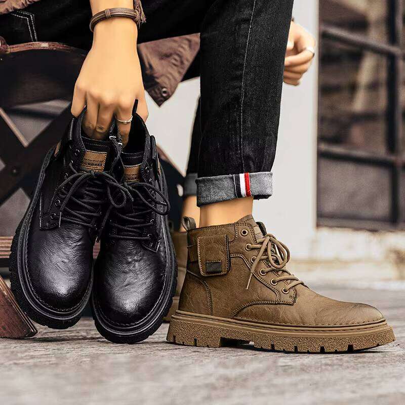 Top Sale Winter Trend Increases Men's Boots Casual for Men Sports Shoes