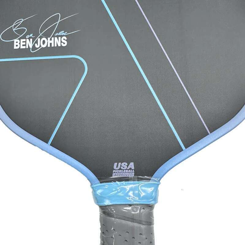Pickleball Paddle T700 Raw Carbon Fiber Thermoformed Unibody BEN JOHNS USAPA Approved Spin Textured Surface