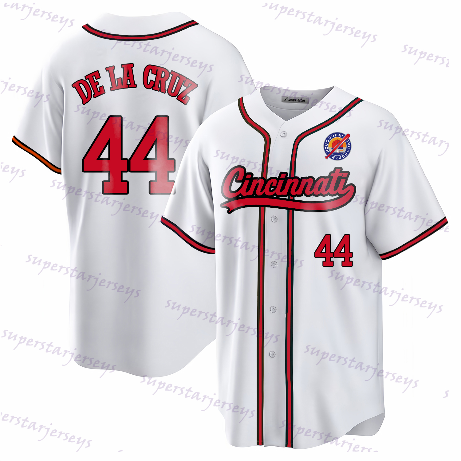 44 Reds Elly De La Cruz Baseball Jerseys Mens In Stock