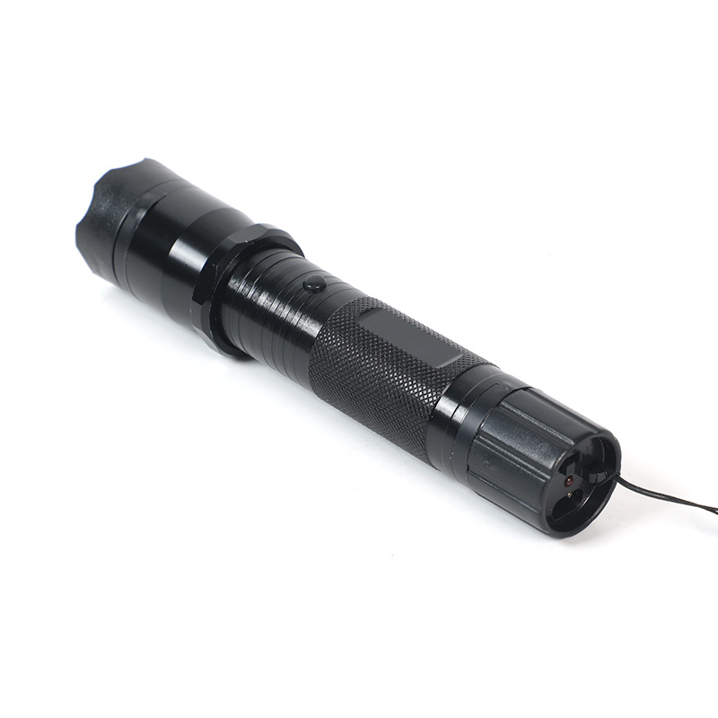Fixed-focus led floodlight outdoor camping charging patrol searchlight aluminum alloy flashlight-X