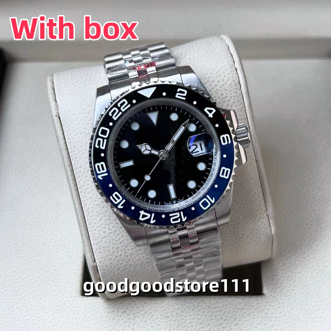 Designer watches 40mm Watch 904L Stainless Steel Blue Black Ceramic Sapphire glass Super luminous WristWatches montre de luxe gifts Desgner watch