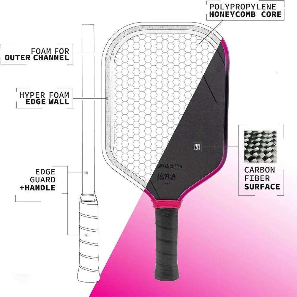 2025 Ben johns MAGNUS 3S EVA Foam Fill 14mm Thickness GEN3 Core Thermoformed T700 Carbon Fiber Rackets Pickleball Paddle