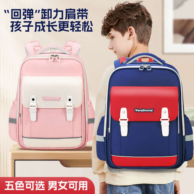 Designer Bag Floating Weight Reducing Super Cute Elementary School Student Backpack Universal For Grades Dirt Resistant Anti Sagging Boys And Girls
