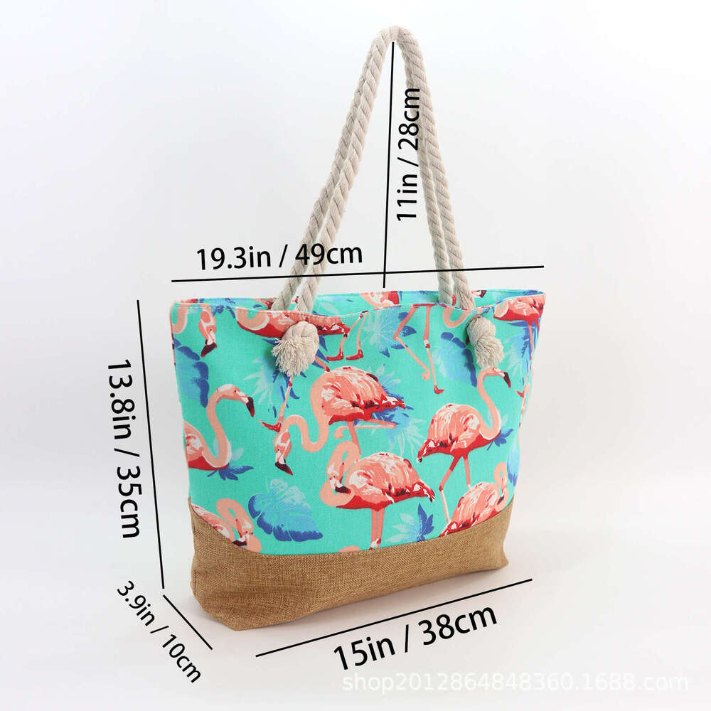 Tote Eco-Friendly Shopping Advertising Cotton Laminated Canvas Beach Bag Printed