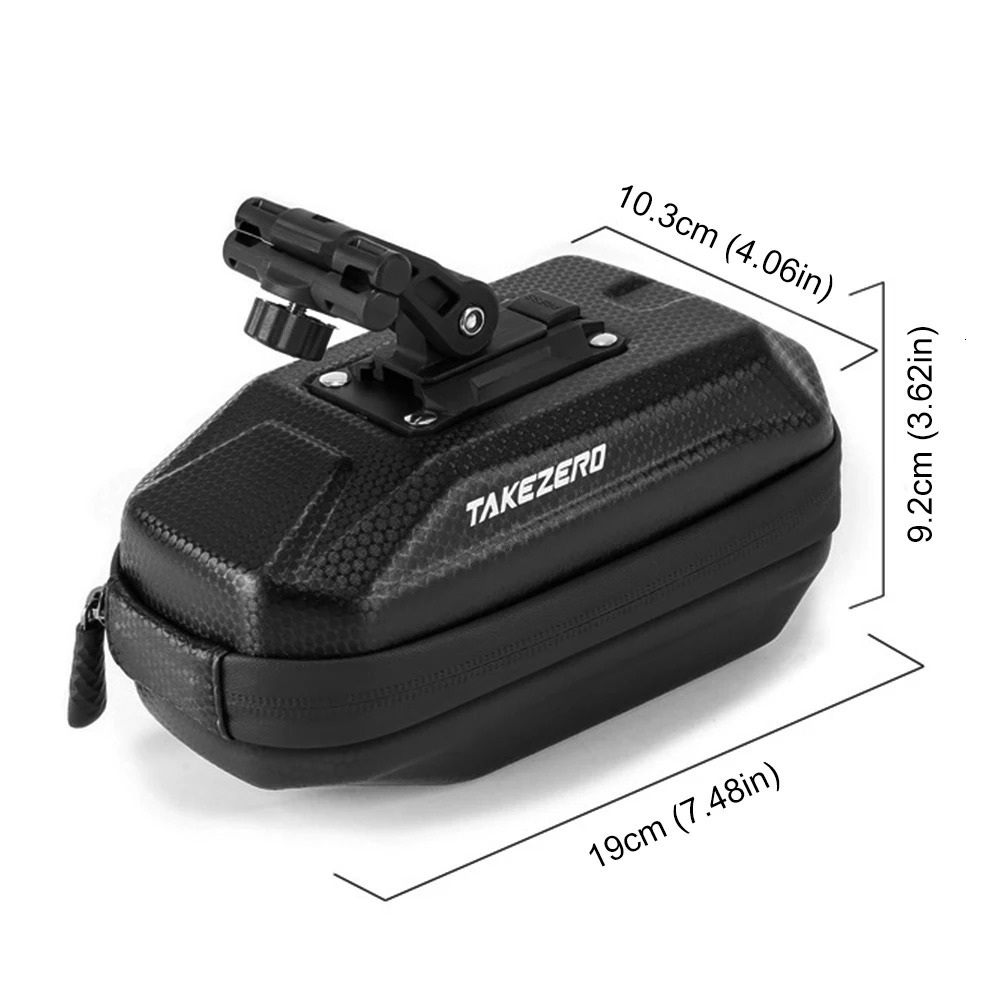 0.8L Bicycle Saddle Bag Reflective Mountain Bike Saddle Storage Bag Quick Release Under Seat Cycling Pack for Outdoor Cycling 250610