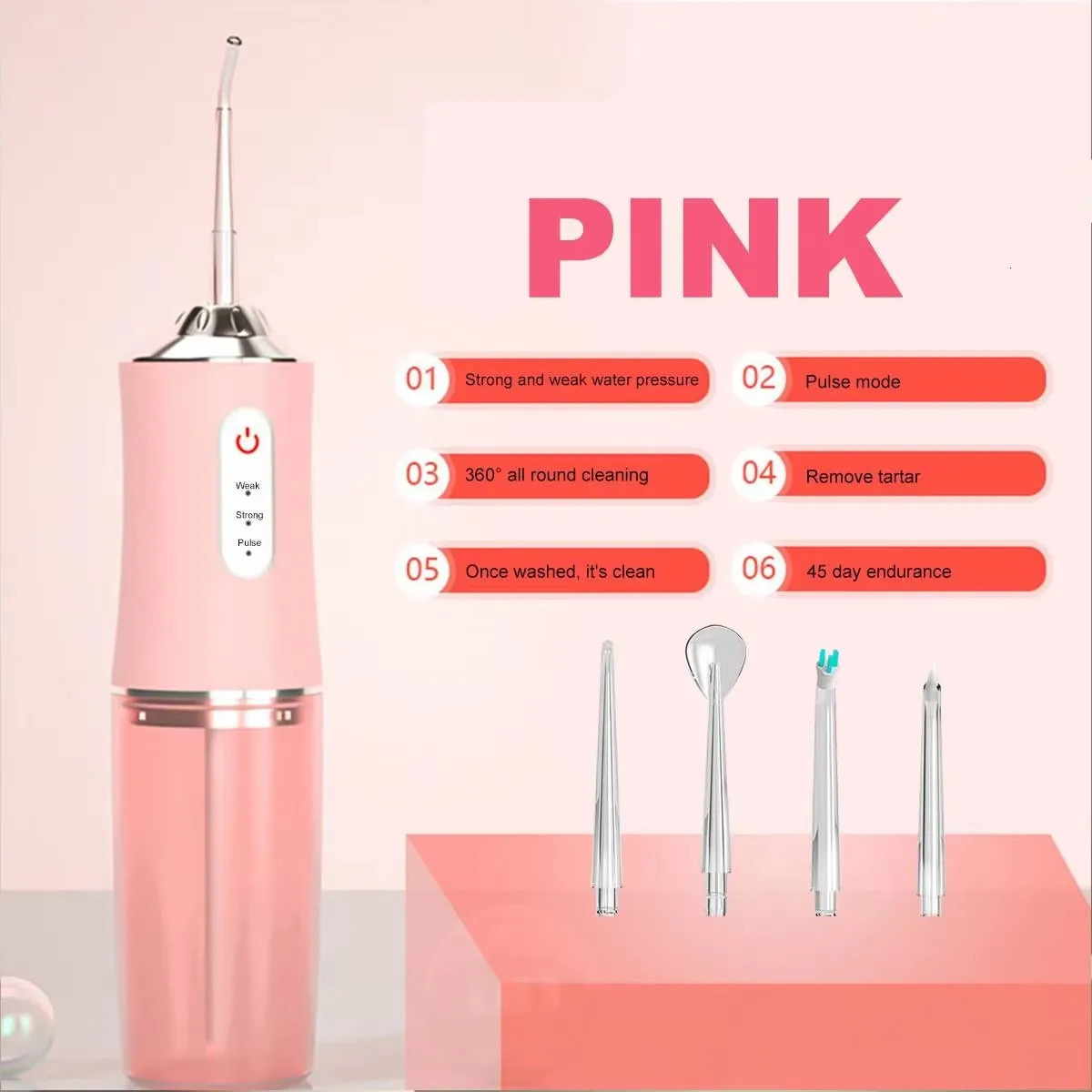 Oral Irrigator Dental Water Jet Flosser Appliance Pick Floss Dentistry Mouth Washing Machine Teeth Whitening Cleaning Tools 250605