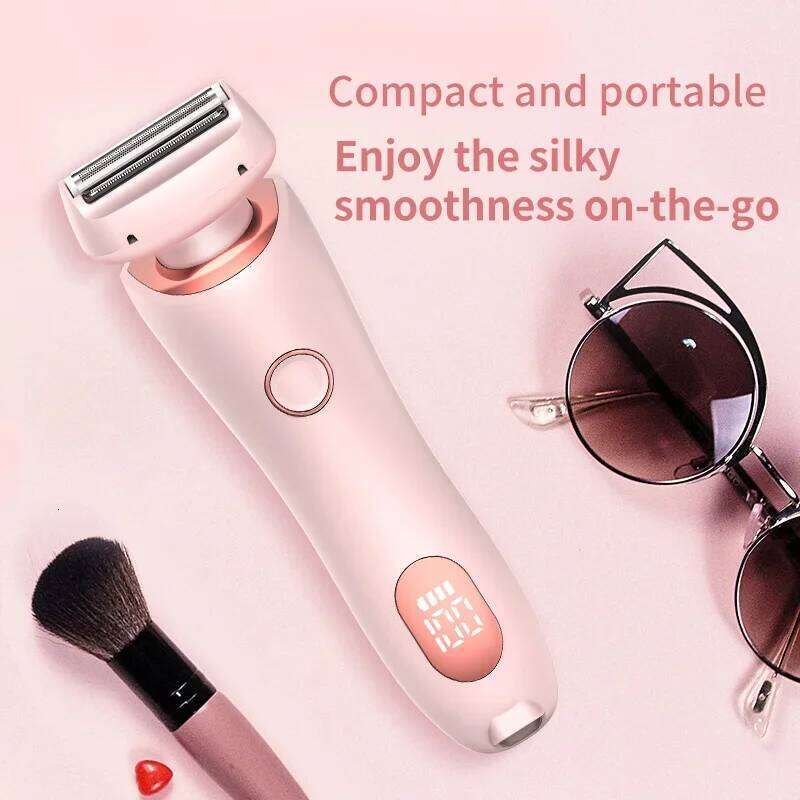2 In 1 Electric Remover Women Epilator Bikini Face Shavers Hair Razors For Underarms Legs Ladies Body Trimmer