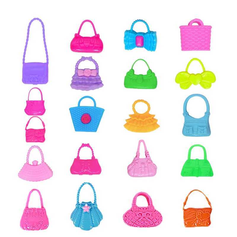 65PCS/Set Doll Clothes Shoes Accessories Handbags Hangers Fits 11.8 Inch Barbies Doll BJD DollFurniture Toy For Girls W250610
