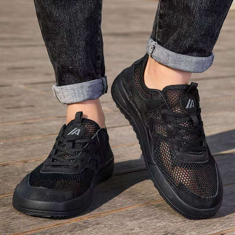 Hot Selling Outdoor Fashion Men's Big Size Walking High Quality Sport Sneakers Wide Toe Shoes