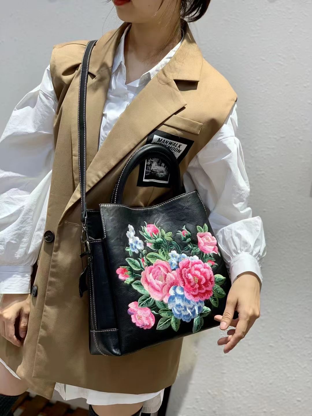 Style 6609 Chinese Floral - Embroidered Handbags designer bag