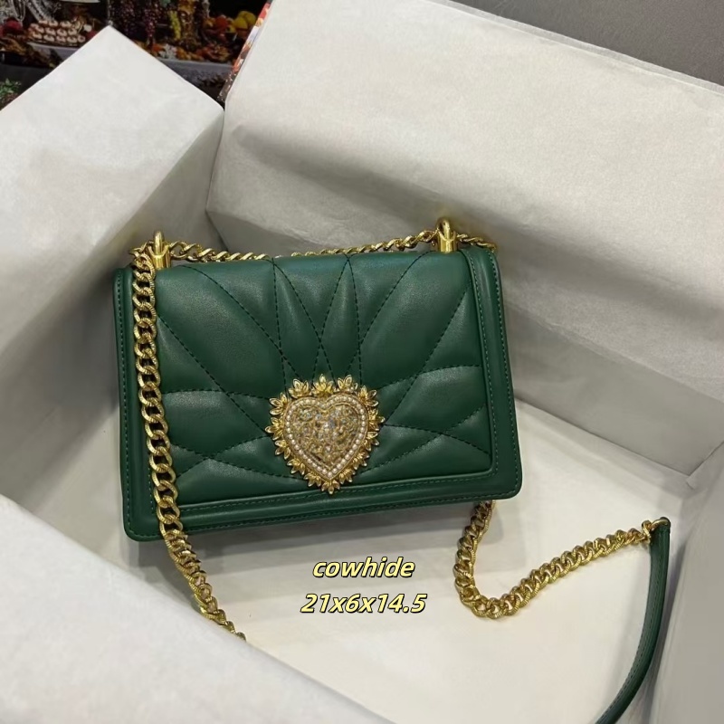 Designer Crossbody Bag Fashion Chain Wallet DEVOTION Genuine Leather Envelope Bag Top Quality Womens Shoulder Bag Luxury Purse 21cm