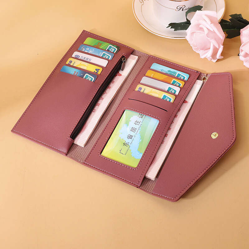 New Women's Long Fashion Tassel Slim Wallet Clutch Multi-Card Slot Card Holder Purse MASA