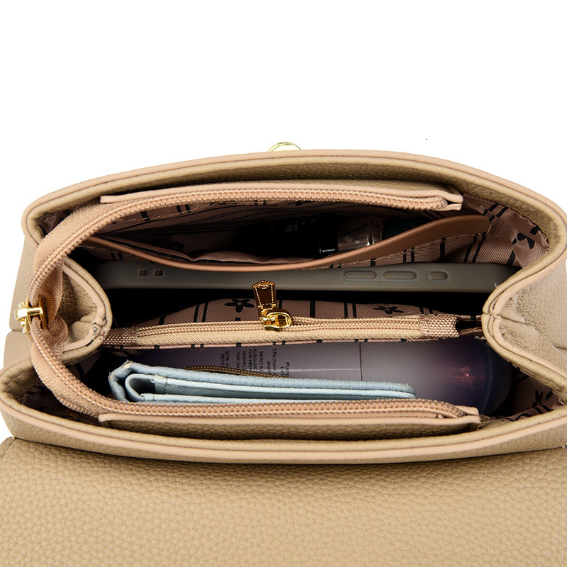 Women's 2025 New Style Ladies' Small Simple Versatile Fashion Shoulder Soft Leather Commuter Crossbody Bag for Women