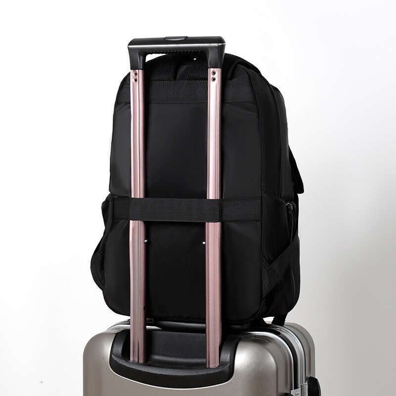 New Men's Fashion Casual Double Shoulder Trendy Travel Bag Business Commuter Backpack Laptop