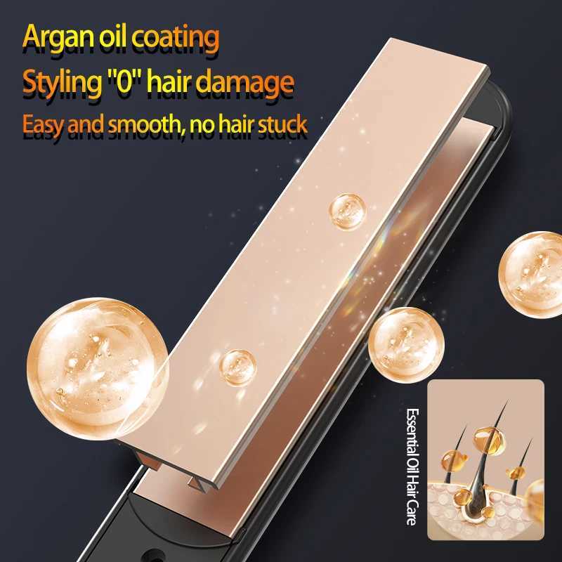 Hot Comb Straightener Curler Dual Purpose Negative Ion Essential Oil Hair Care Professional And Safe Hairdressing Equipment W250610