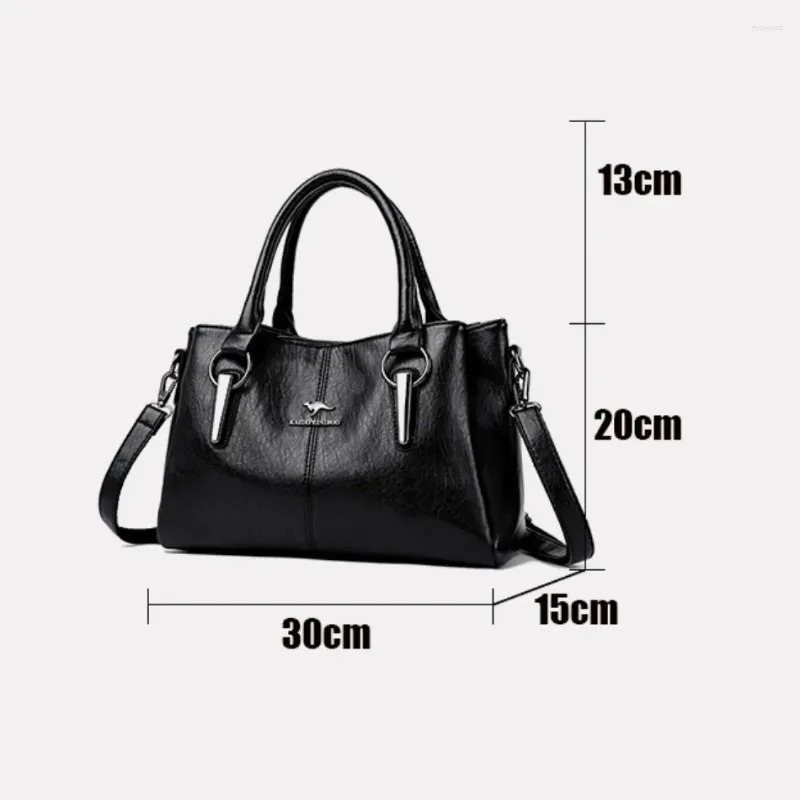Designer bag Quilted Large Chain Shoulder Bags For Women Luxury Designer Crossbody Bags PU Leather Ladies Handbags Black White Fashion Bags