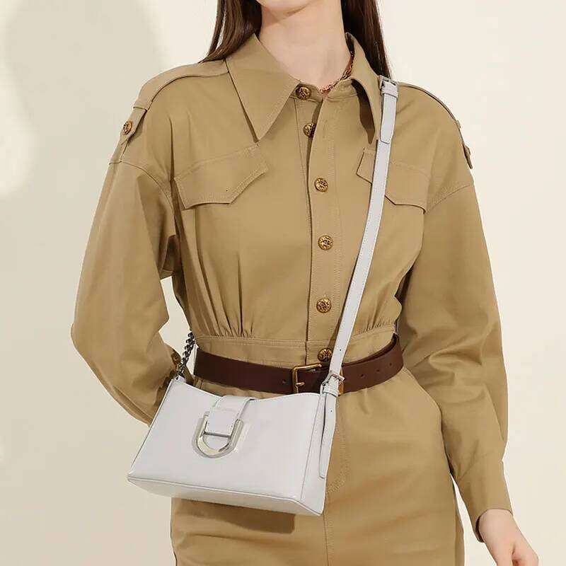 Genuine Leather Women's Designer Adjustable Shoulder Bags Classic Crossbody Chain Bag Cowhide Fashion Handbags 2979