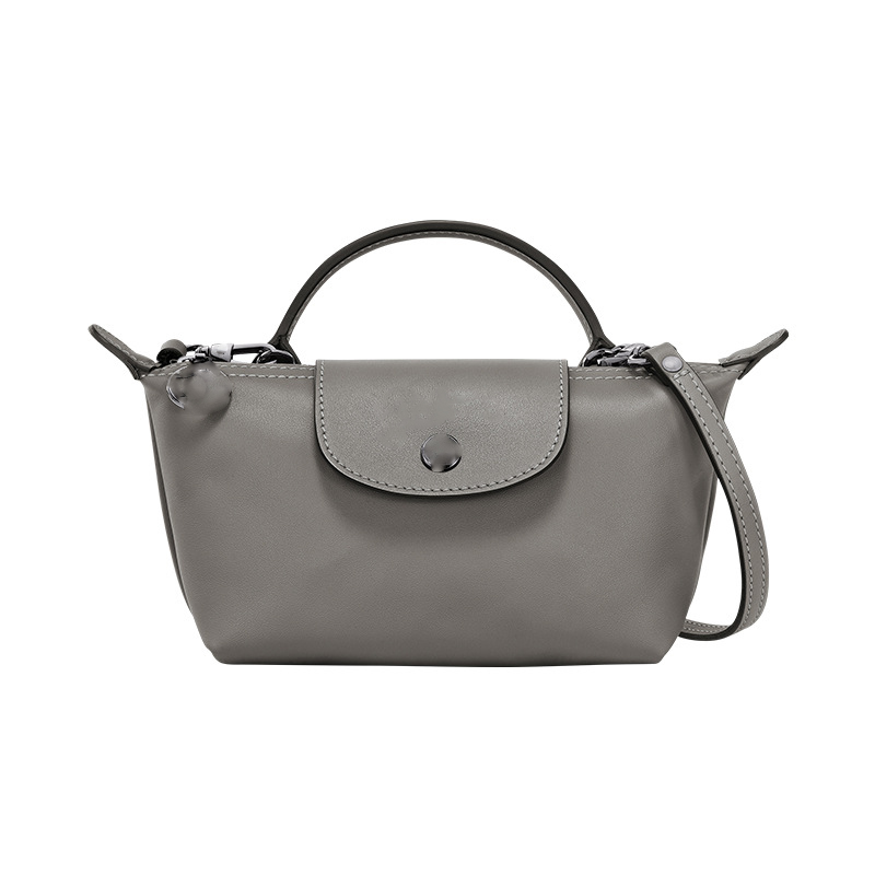 designer leather dumpling bag woman bag flip cover zipper bag fashion mini tote bag female shoulder bag outdoor sling pouch