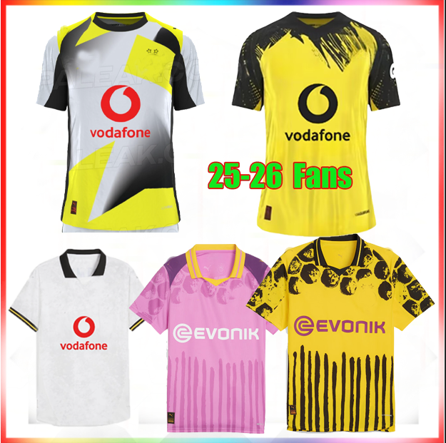 2025 HALLER Soccer Jerseys 24 25 26 REUS soccer football top shirt NEONGELB HUMMELS BRANDT DORTMUND Men Kids Special Kit maillot de foot Fullkrug Sabitzer