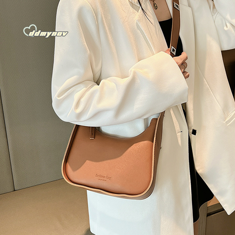 Fashionable and Stylish Small 2025 New Simple Underarm Versatile Shoulder Crossbody Commuter Women's Bag ddmynov