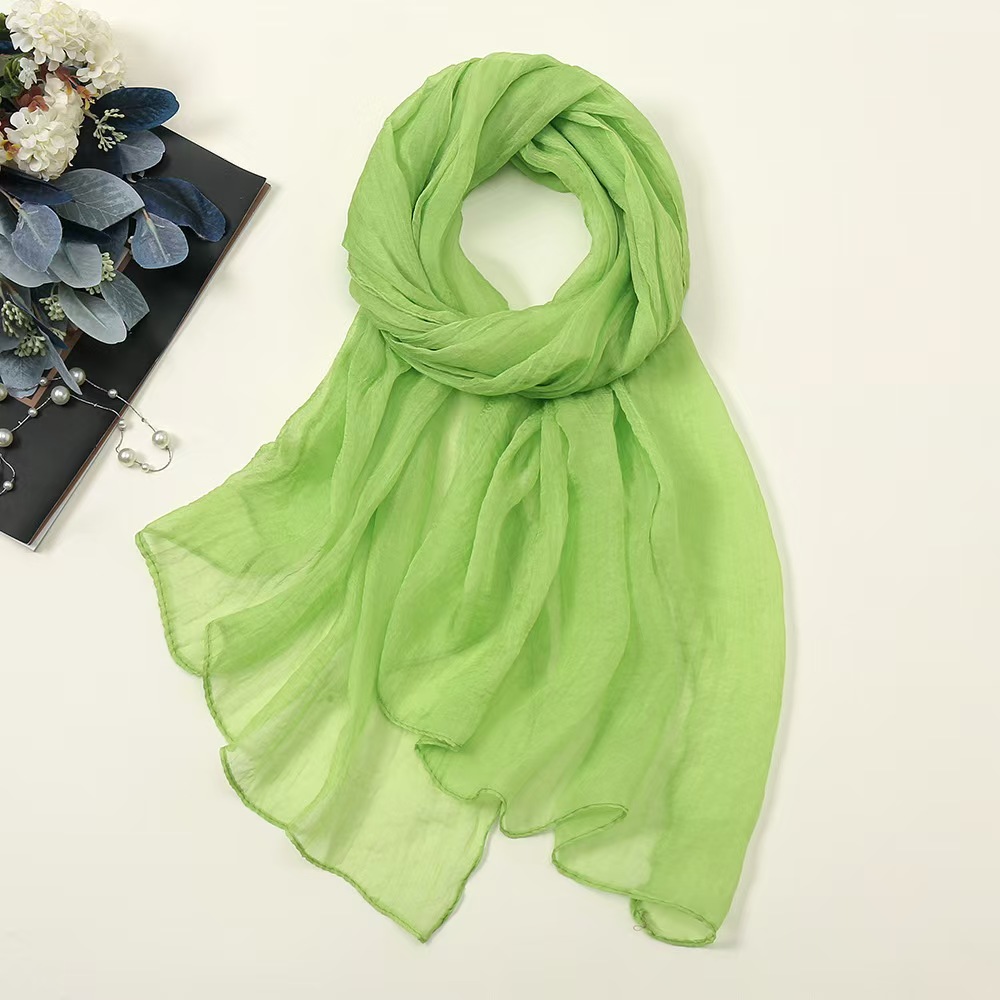 T936 New lazy chiffon scarf plus magnetic buckle integrated ladies' headscarf fashionable and convenient suit