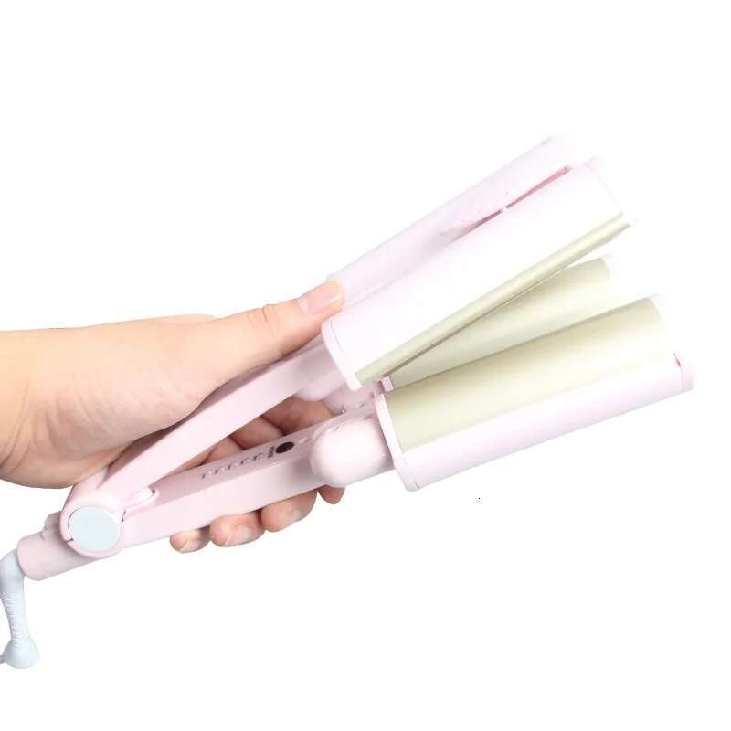 Egg bar cone head three great prevent hot tube water ripple curling iron cake big roll of hair curlers
