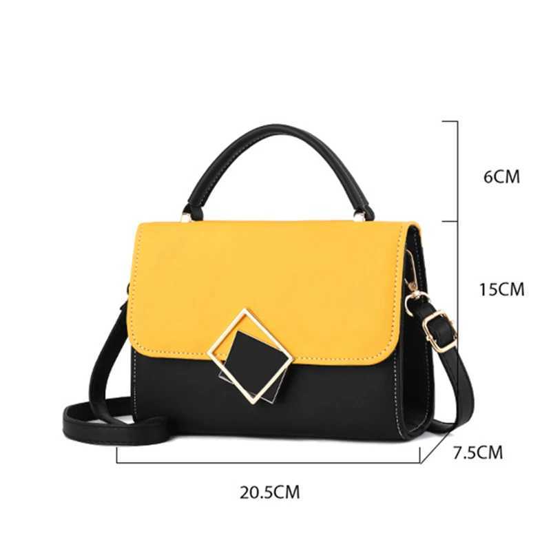 Women Small Handbag Luxury Messenger Bag High Quality PU Leather Shoulder Bag Ladies Lock Design Crossbody Bags Female Bags Y250607