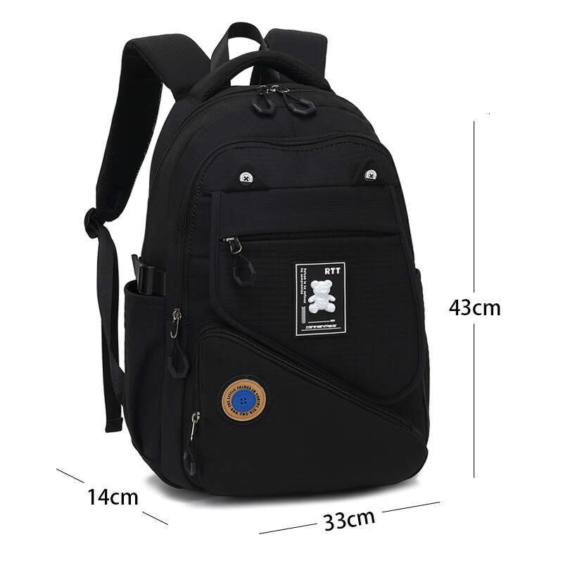Bag For Middle Girls, Elementary Students, Grades Three To Six, Lightweight, Spine-Protecting, Large Capacity, High School Students Backpack