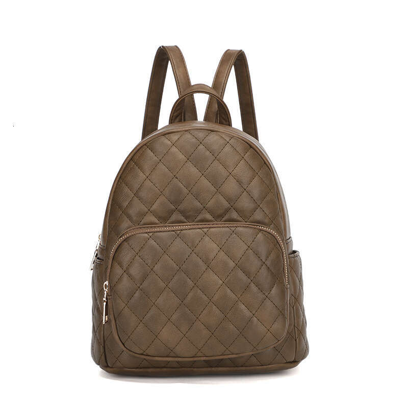 New Women's Quilted Fashion Single Shoulder Bag Large Capacity Handbag Business Small Backpack