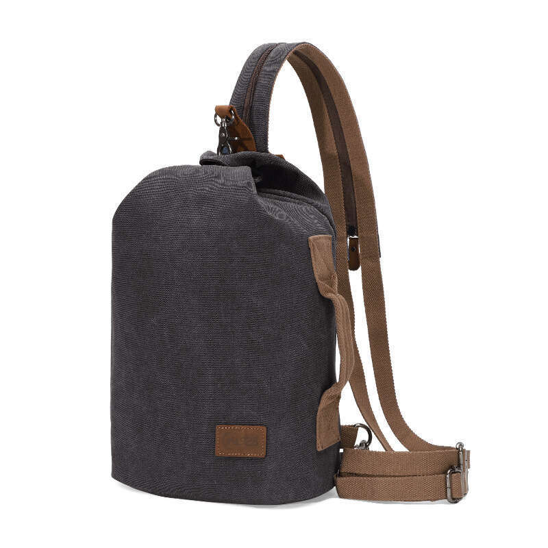 Crossbody Men's Sports Chest Large Capacity Casual Canvas Backpack Trendy Multifunctional Travel Shoulder Bag