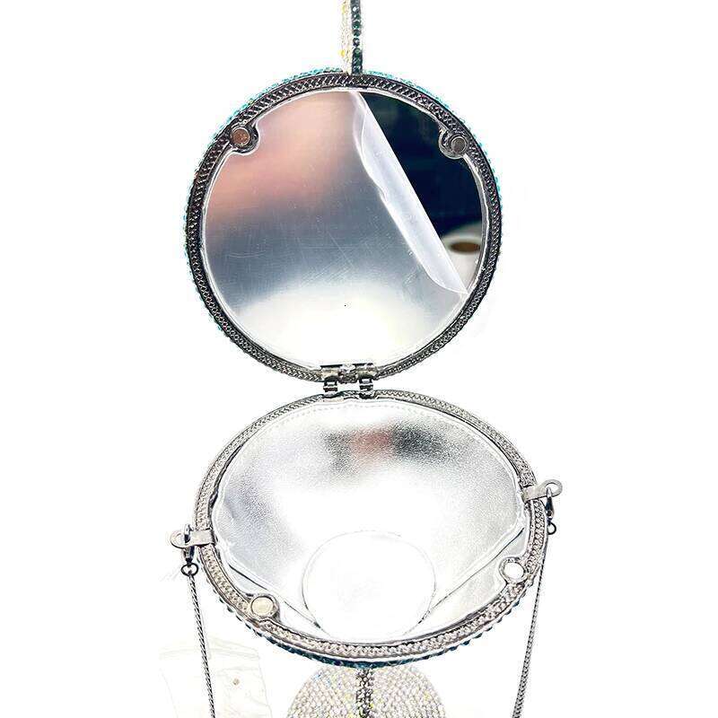 Designer Luxury Lady Goblet Shaped Crystals Evening Clutch Purse Bags Women 2024 Dias Metal Purses And Handbags Wedding Party Day Clutches