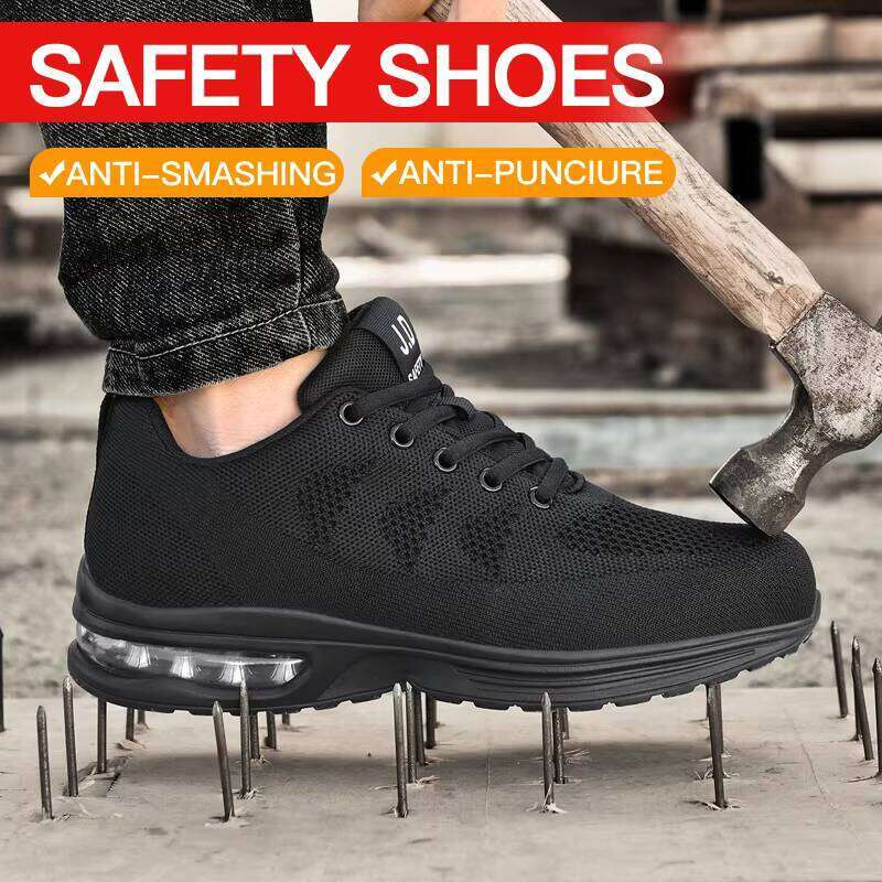 New Anti-smash Steel Toe Wear-resistant Safety Anti-puncture Work Shoes for Unisex