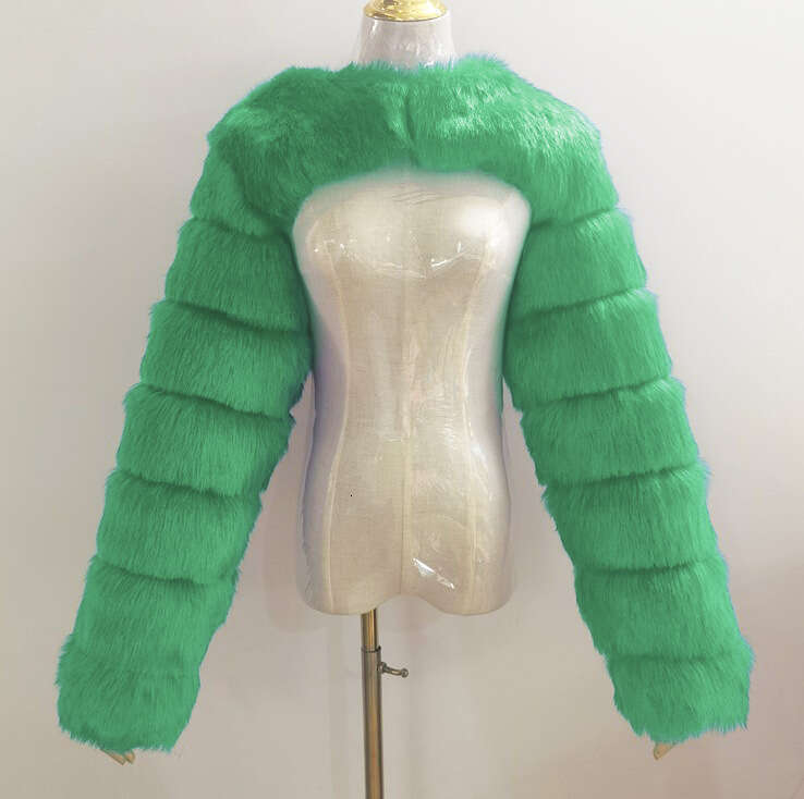 New Style Shawl Ultra Short Fashion Fur Women's Coat