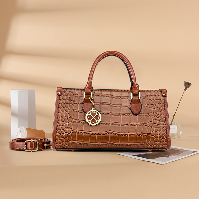 Handbag for Women New Fashion Crocodile Pattern Shoulder Crossbody Commuter Women's Pillow Bag
