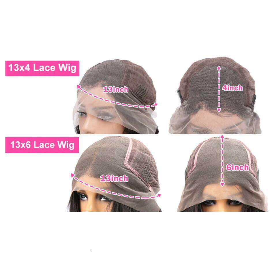 Rosabeauty 250% 13x6 Hd Frontal Wig Loose Waves wig Human Hair Brazilian 30 32Inch Deep Wave 13x4 Lace Front Wigs For Women