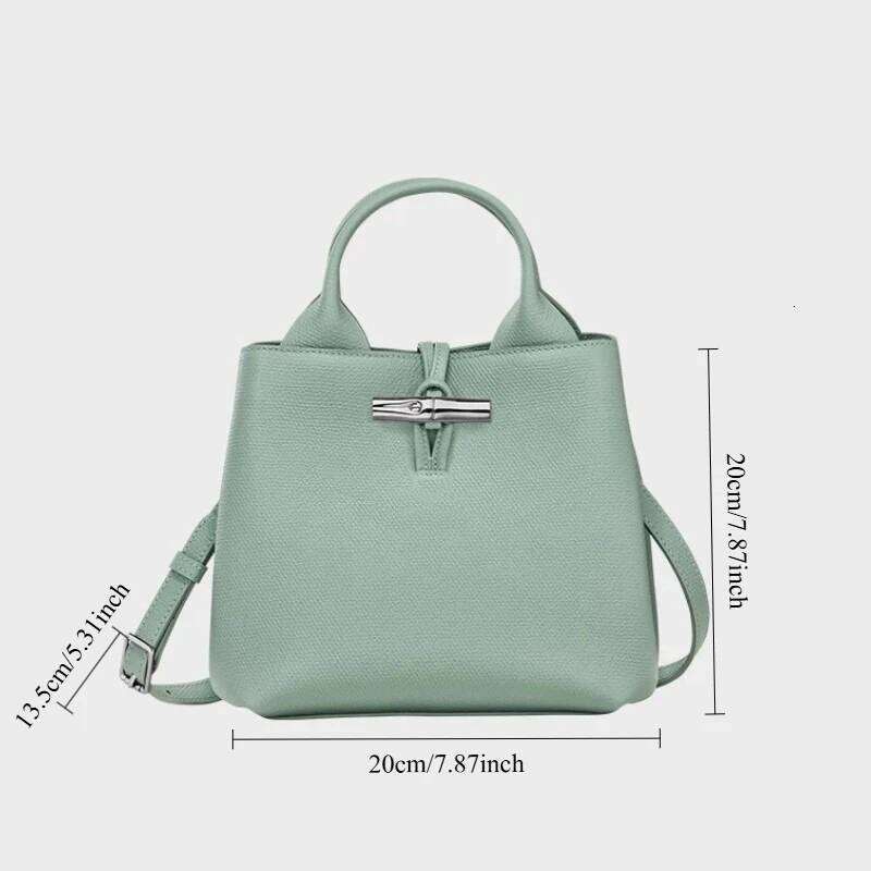 2025 New Niche Bamboo Simple Joker Commuter Slung Tote Shoulder Handbag Bag