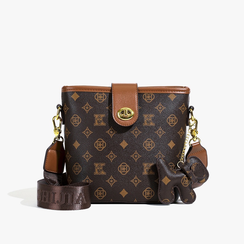 Free Shipping 2025 Designer Women's Luxury Fashion Shoulder Cross Bag Retro Bucket Bag Women