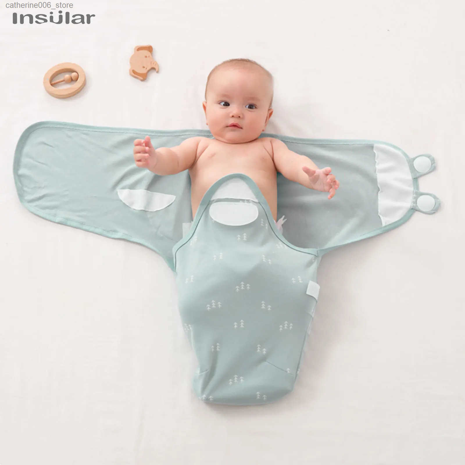 INSULAR Muslin Baby Blankets Swaddles Newborn Soft Swaddle Wrap Cotton Baby Bedding Accessories Bath Towel Swaddles y250610R213