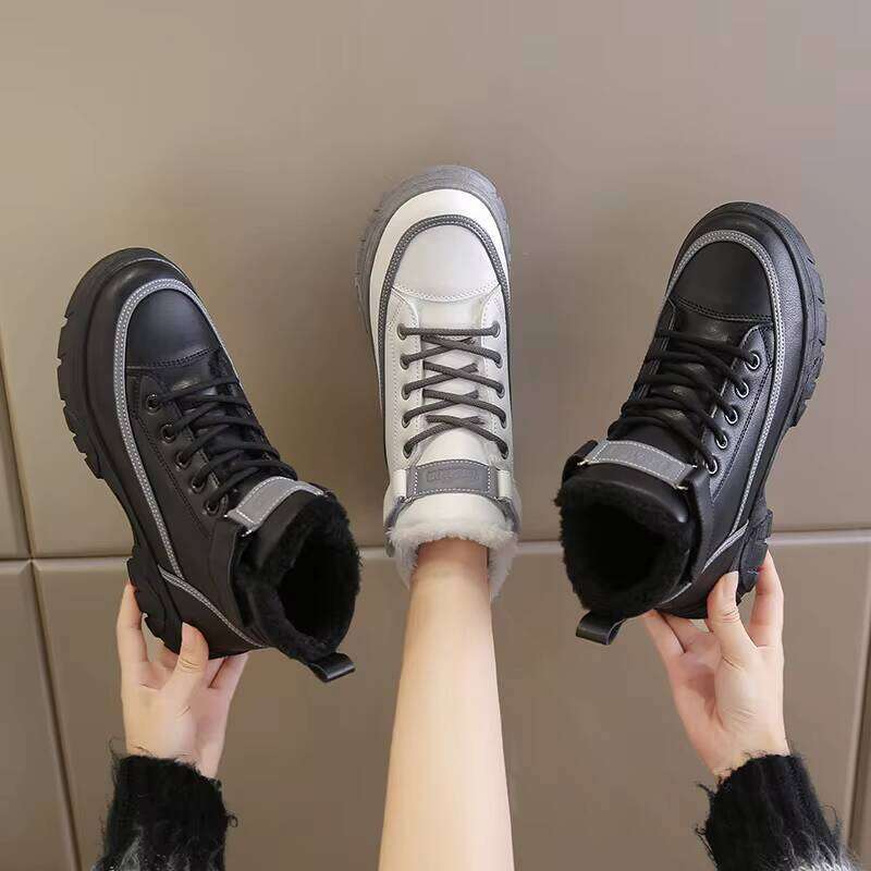 Hot Selling New Thick Shoes Waterproof Headed Casual Boots Short Boot for Women