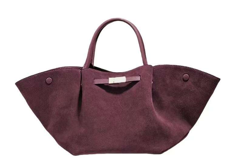 Large Capacity Wing Bags High-end Leather Dumpling Shape Design Large Handbags Shoulder Slanting Cross New Ladies Handbags