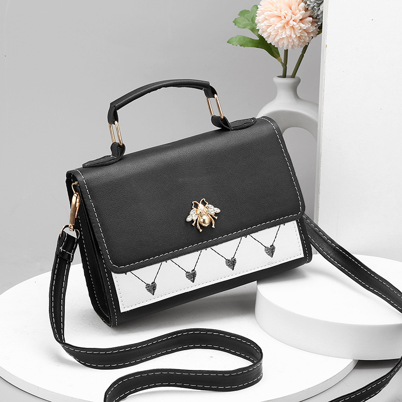Free Shipping 2025 New Designer Bag Cross-border Fashion Bee Handbag Luxury Wallet Korean Fashion Women Shoulder Width Handbag High-quality Shopping B