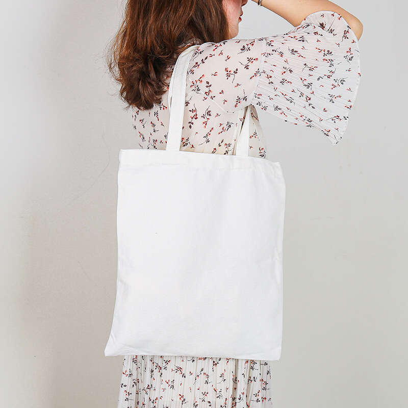 Designer bag 52 Blank DIY Canvas Eco-friendly Cotton Tote Cloth Portable Bag
