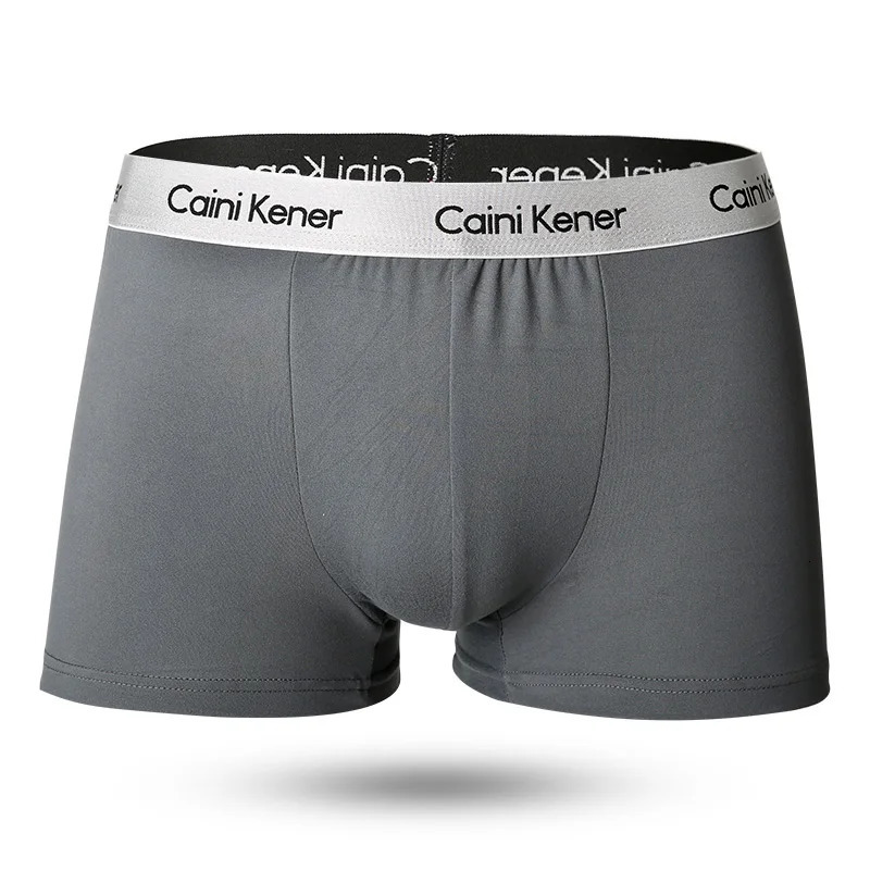4Pcs Men Boxers Man Short Breathable Flexible Comfortable Shorts Lovely Solid Panties 250610