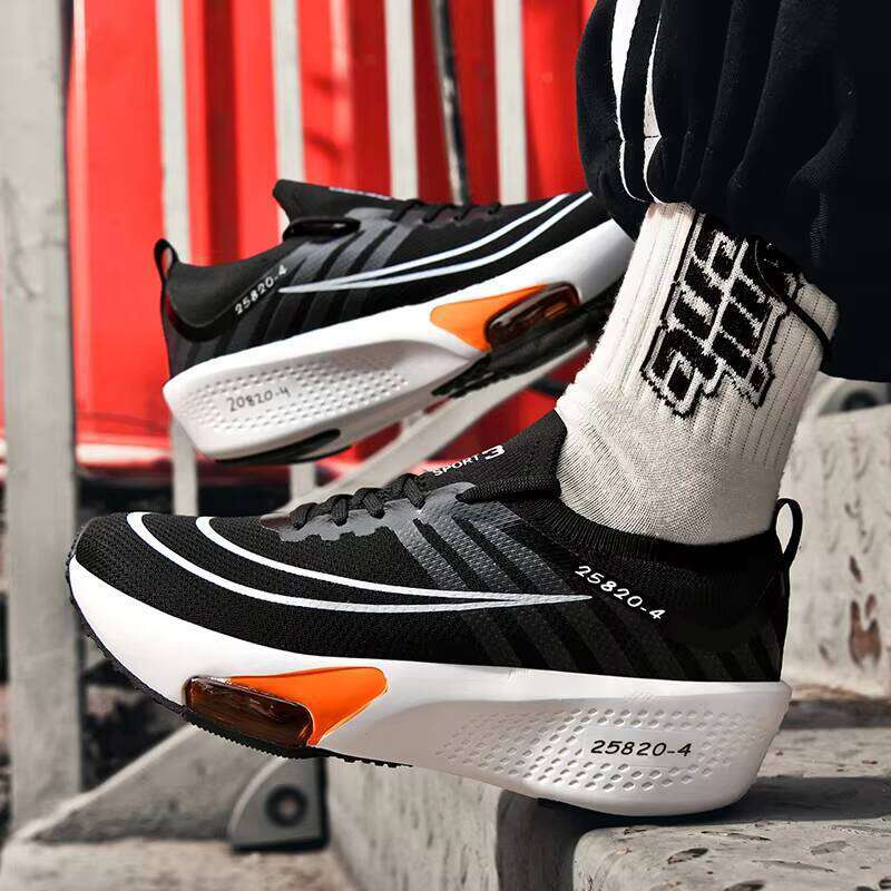 Hot Sale Air Cushion Running Fashionable Non-slip Men's Sports Cushioning Breathable Racing Shoes