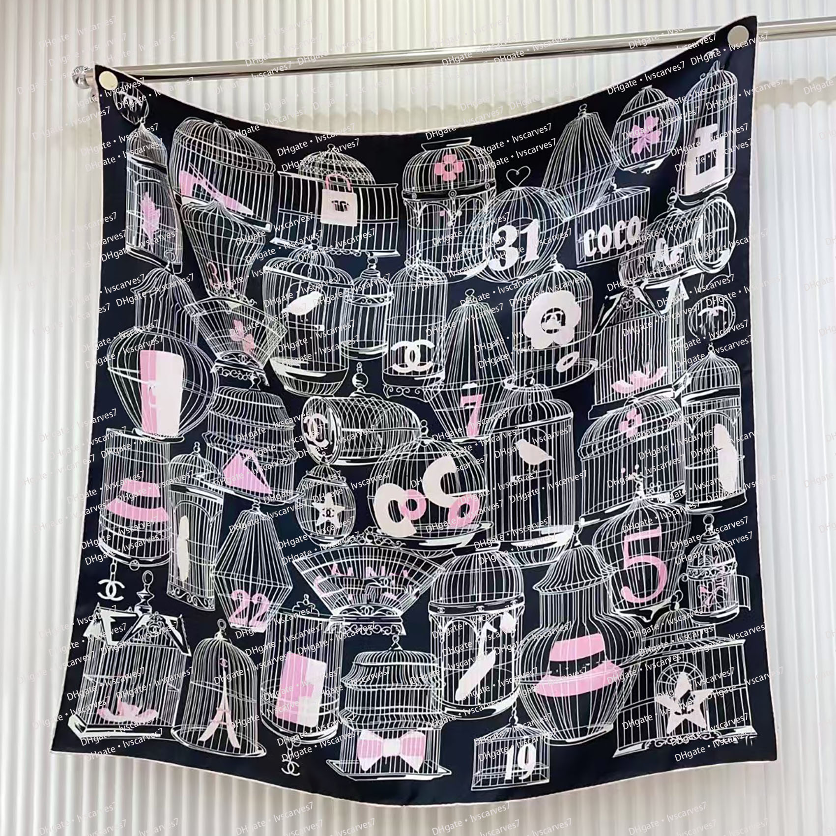 Designer slik scarf Hats Scarves Gloves Silk for women fashion silken Scarf Scarves luxury Silk Summer shawl outdoor travel silk scarf 90X90CM