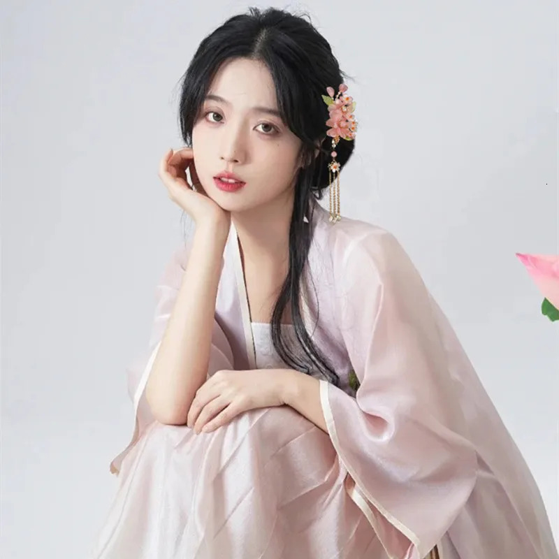 Chinese Hanfu Hair Accessories Set Hair Clip Hairpins Haircomb Bridal Headdress Retro Wedding Hair Accessories Headwear Gift 250610